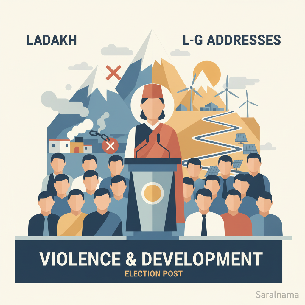 Ladakh L-G Addresses Recent Violence and Development Plans