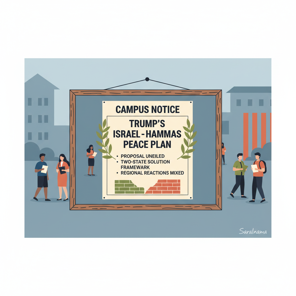 Campus Notice: Trump's Israel-Hamas Peace Plan