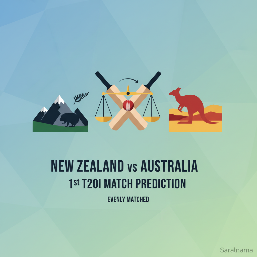 New Zealand vs Australia: 1st T20I Match Prediction