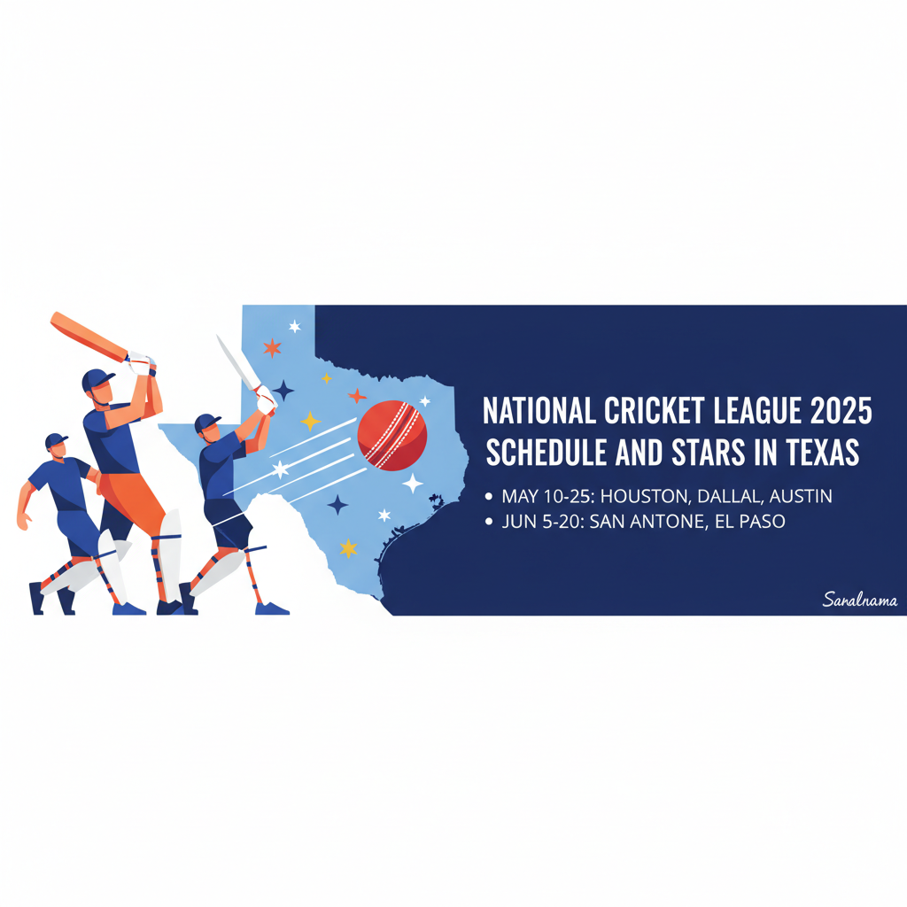 National Cricket League 2025: Schedule and Stars in Texas