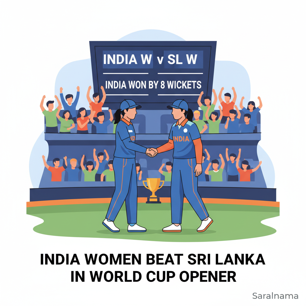 India Women Beat Sri Lanka in World Cup Opener