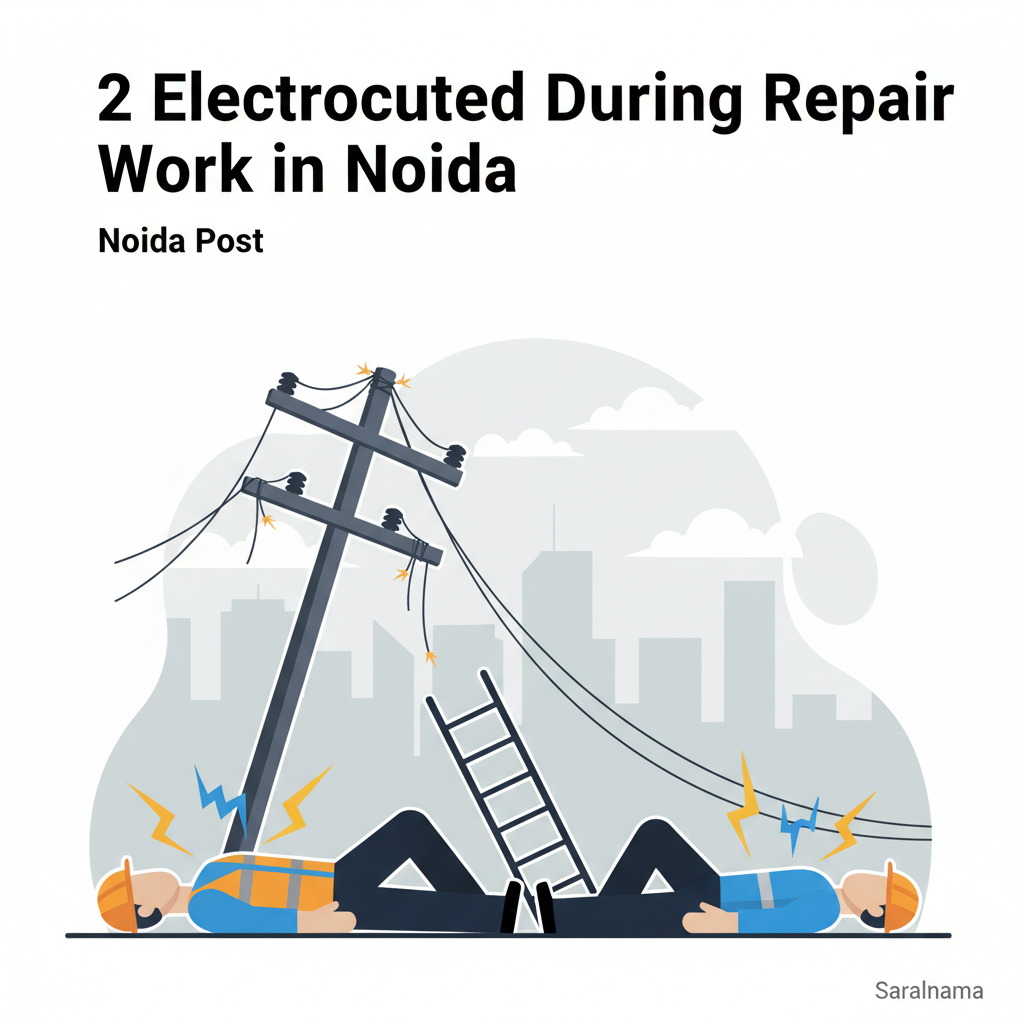 2 Electrocuted During Repair Work in Noida