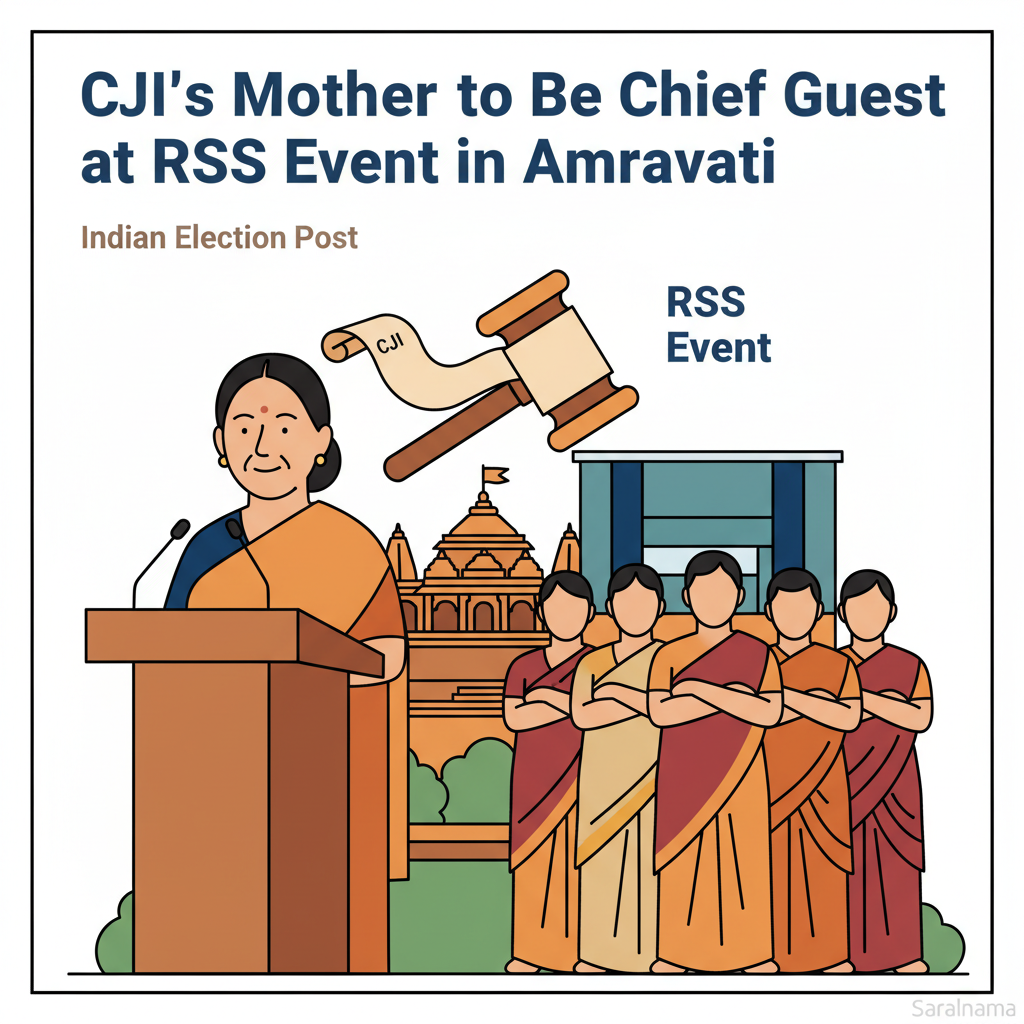 CJI's Mother to Be Chief Guest at RSS Event in Amravati