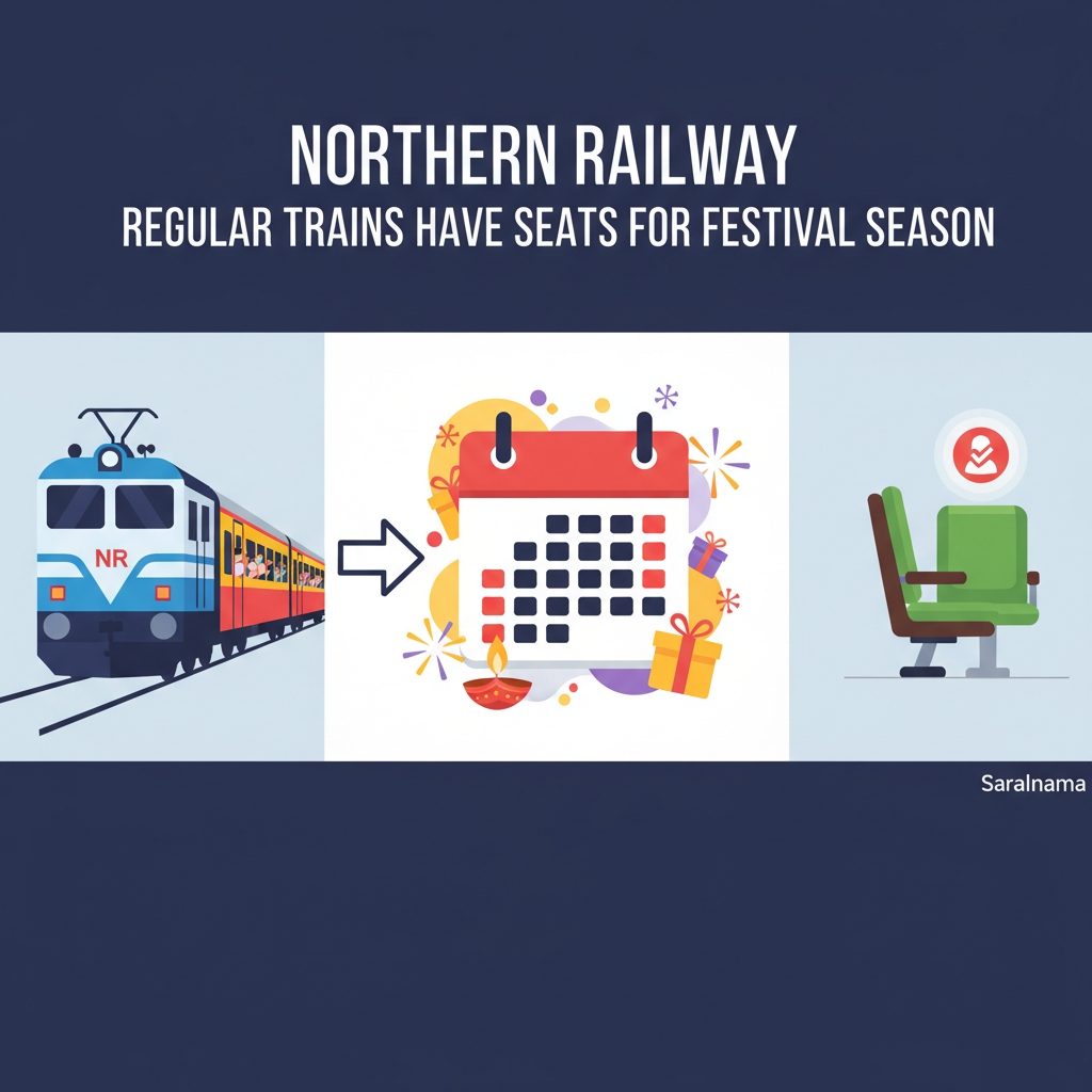 Northern Railway: Regular Trains Have Seats for Festival Season