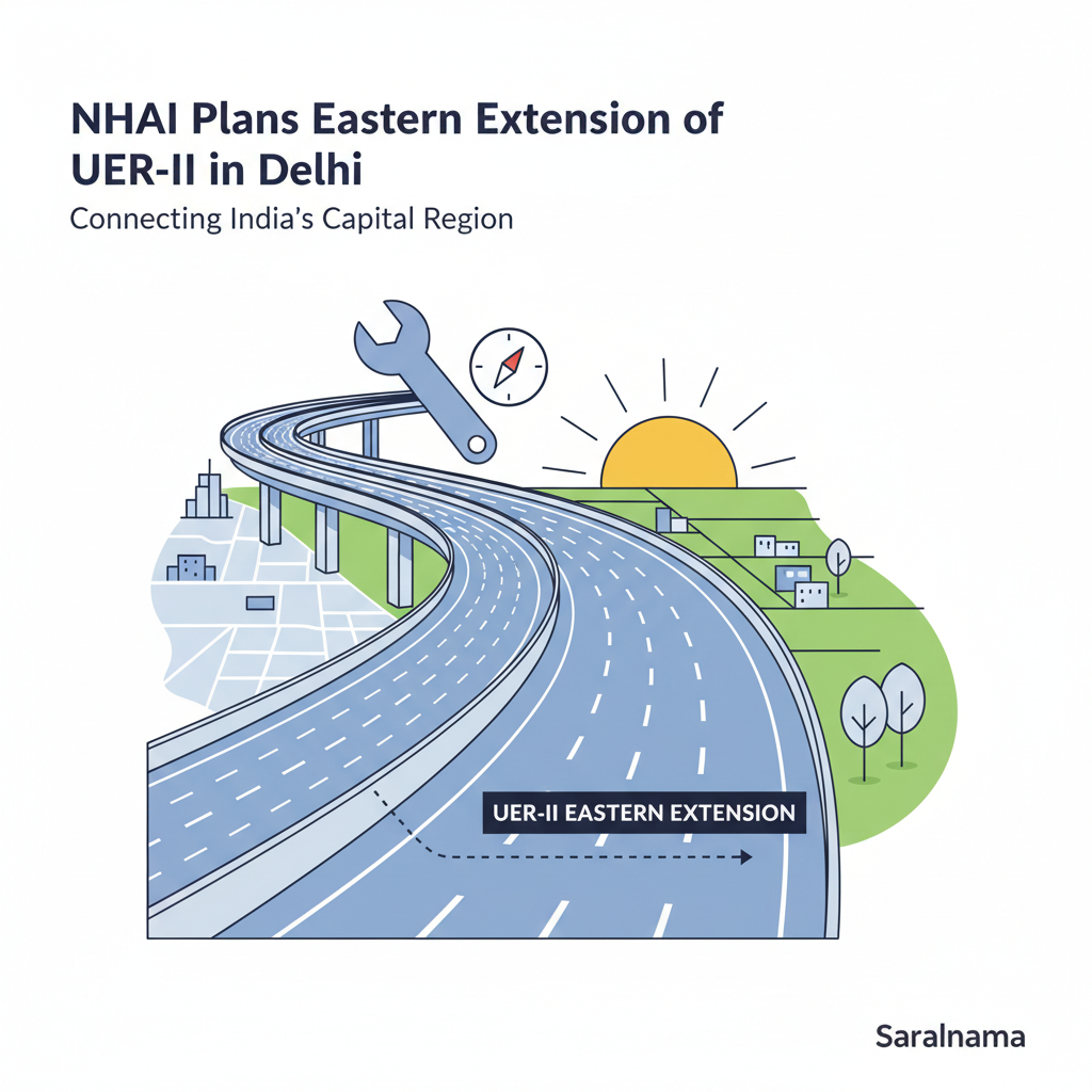NHAI Plans Eastern Extension of UER-II in Delhi