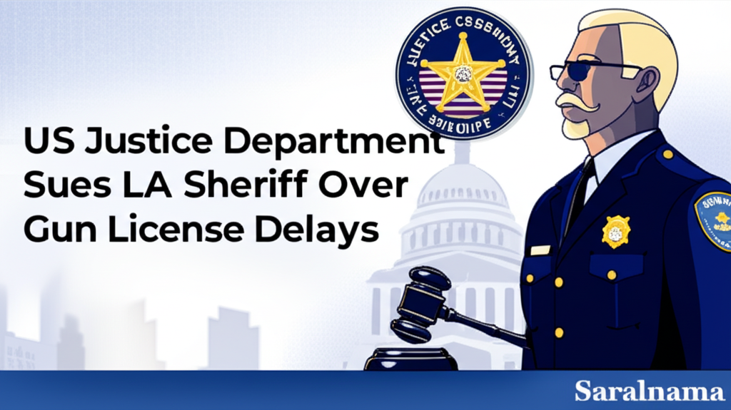 US Justice Department Sues LA Sheriff Over Gun License Delays