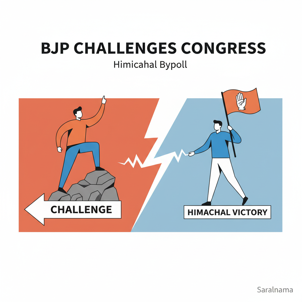 BJP Challenges Congress Victory in Himachal Bypoll