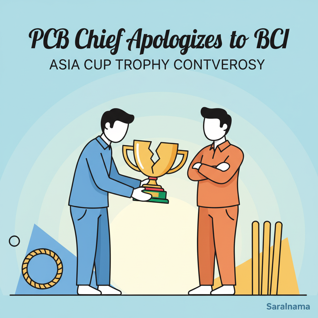 PCB Chief Apologizes to BCCI for Asia Cup Trophy Controversy