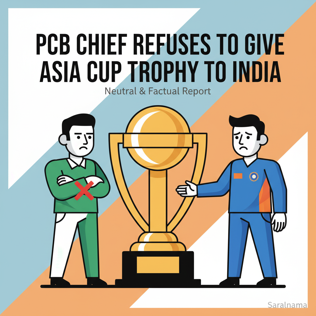 PCB Chief Refuses to Give Asia Cup Trophy to India