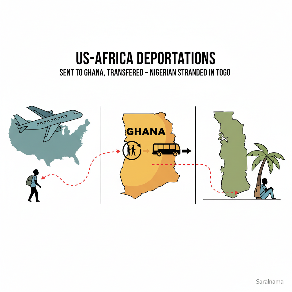 US-Africa deportations: Sent to Ghana and then transferred - the Nigerian stranded in Togo