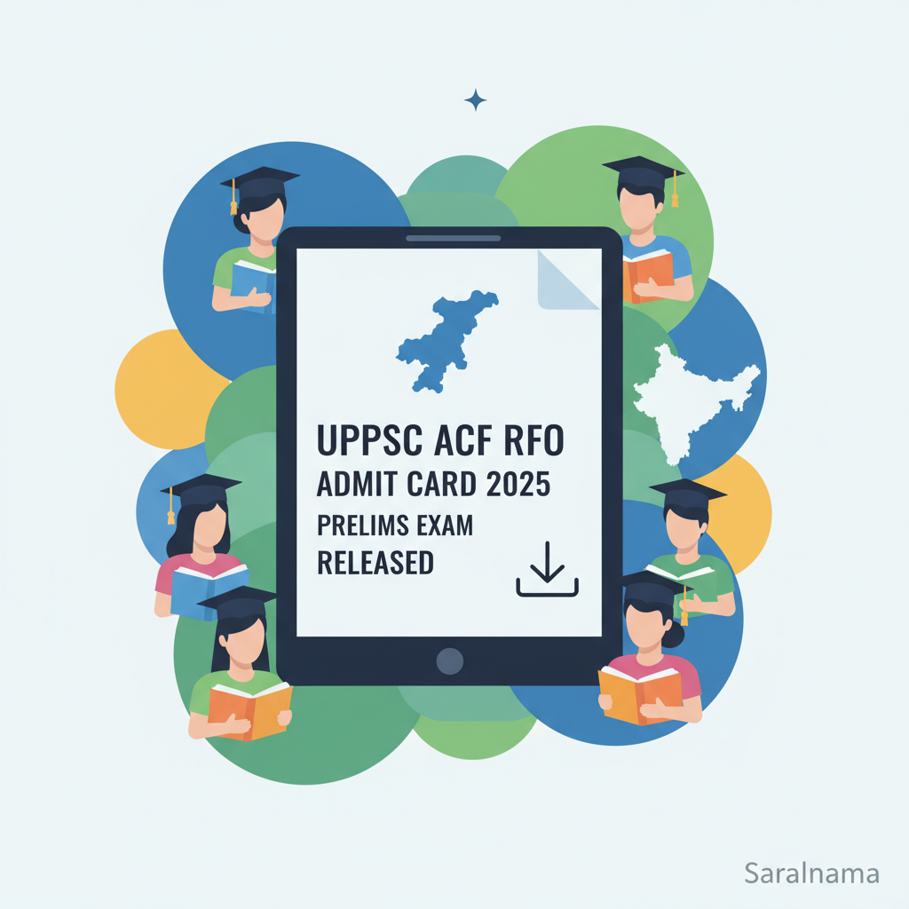 UPPSC ACF RFO Admit Card 2025 Released for Prelims Exam