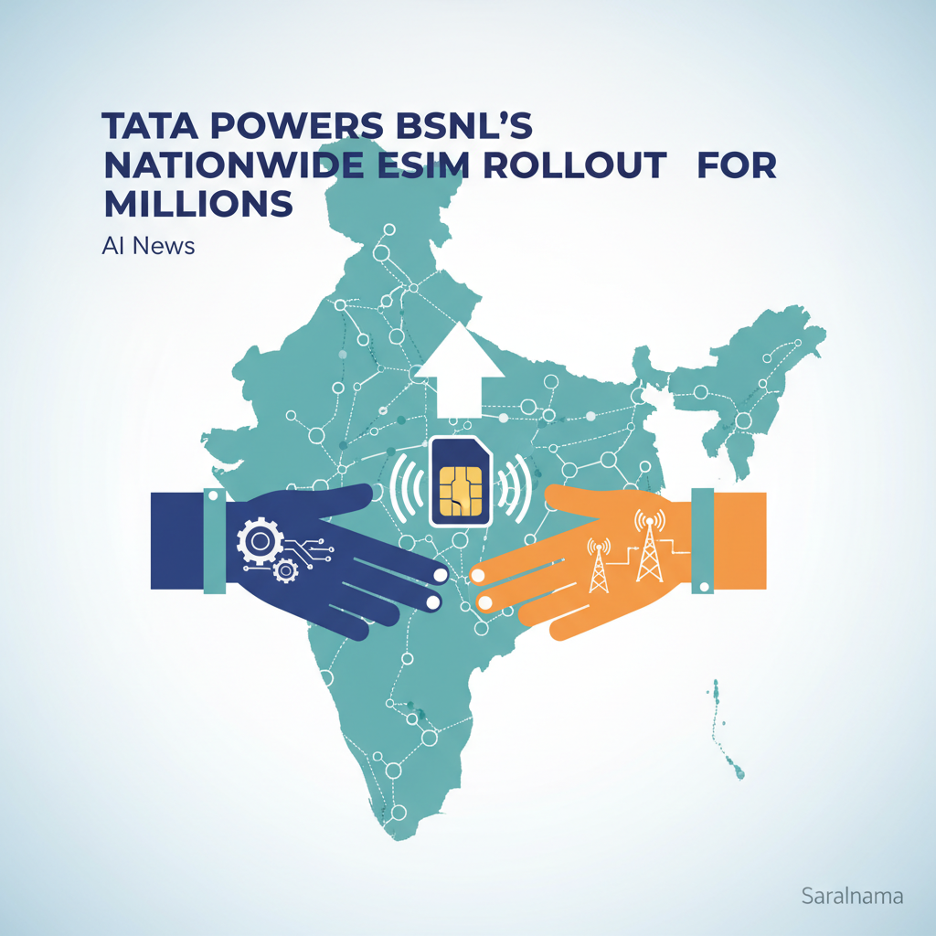 Tata Powers BSNL's Nationwide eSIM Rollout for Millions