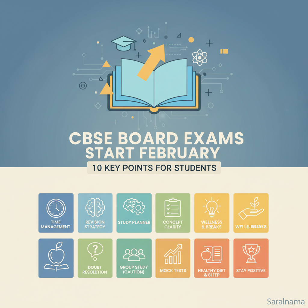 CBSE Board Exams Start February: 10 Key Points for Students