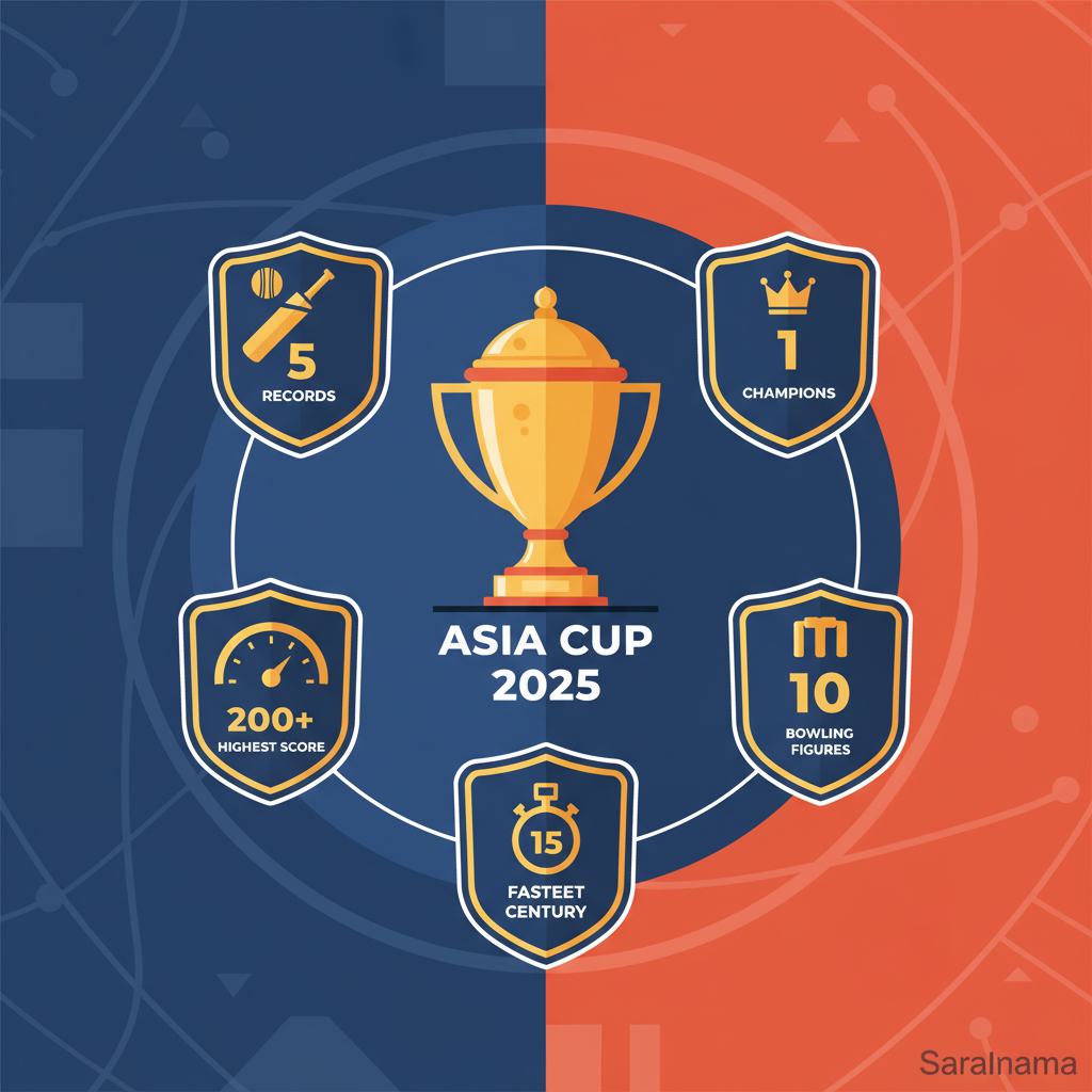 India Sets 5 Records in Asia Cup 2025 Victory