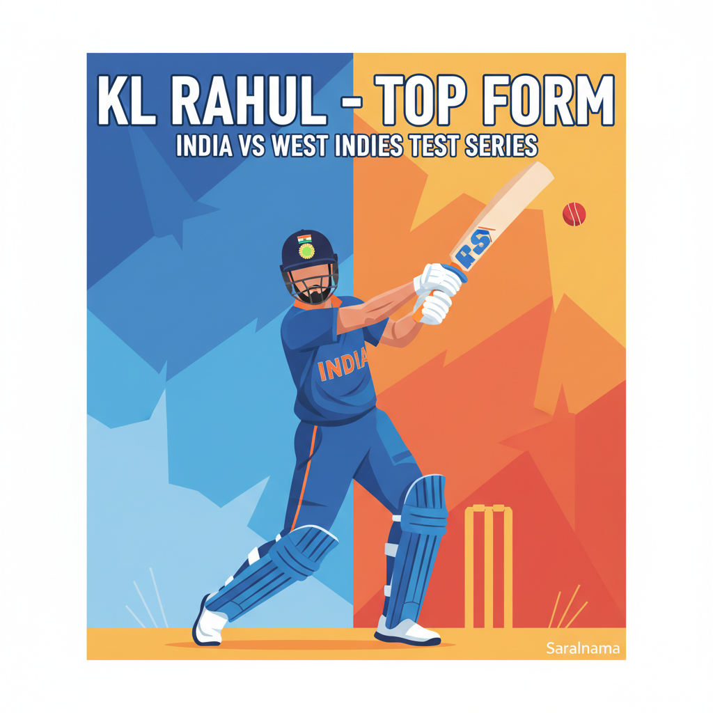 KL Rahul in Top Form for India vs West Indies Test Series