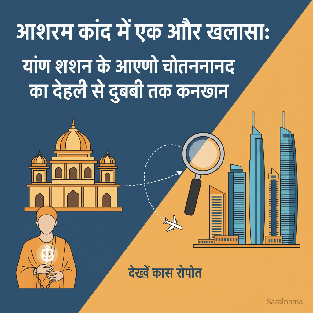 आश्रम कांड में एक और खुलासा: यौन शोषण के आरोपी चैतन्यानंद का दिल्ली से दुबई तक कनेक्शन, देखें खास रिपोर्ट