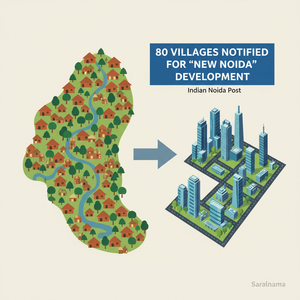 80 Villages Notified for 'New Noida' Development
