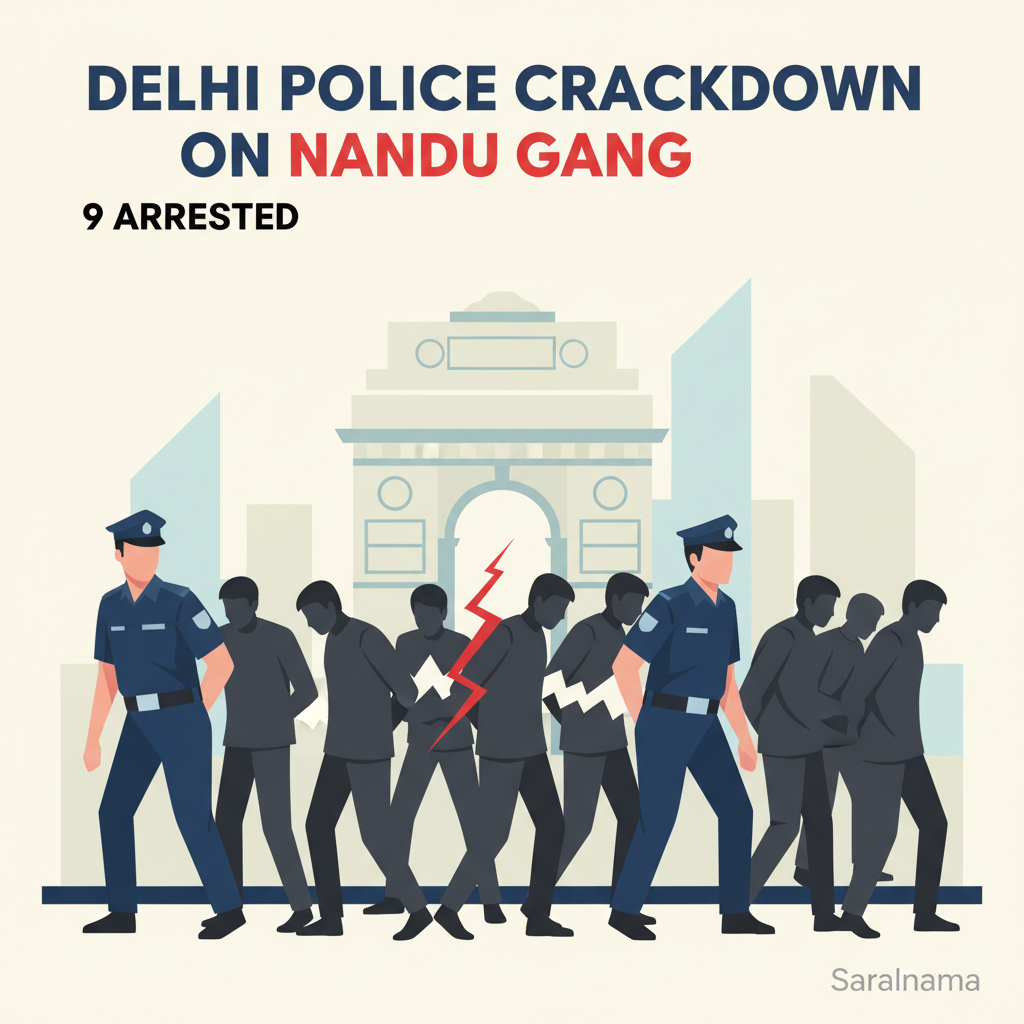 Delhi Police Crack Down on Nandu Gang, 9 Arrested