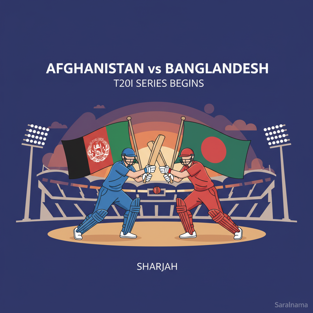 Afghanistan vs Bangladesh T20I Series Begins in Sharjah