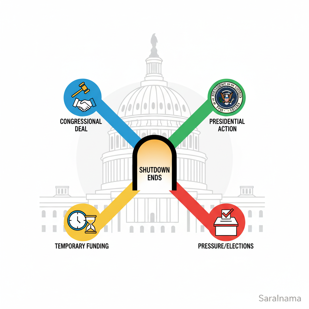 Four Ways US Government Shutdown Could End