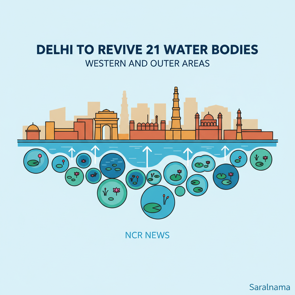 Delhi to Revive 21 Water Bodies in Western and Outer Areas