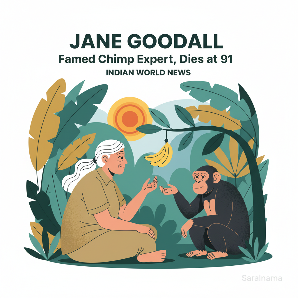Jane Goodall, Famed Chimp Expert, Dies at 91