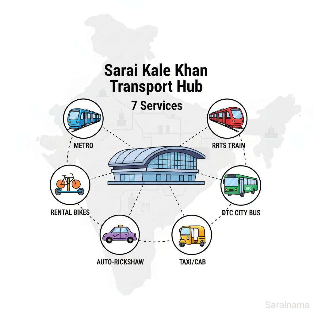 7 Transport Services at Sarai Kale Khan Hub in Delhi NCR