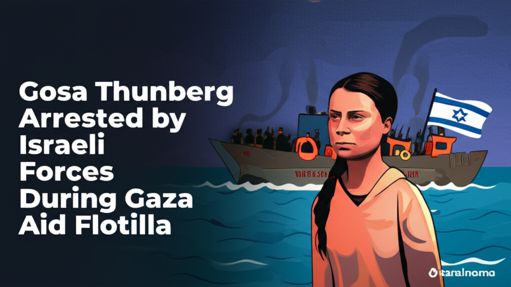 Greta Thunberg Arrested by Israeli Forces During Gaza Aid Flotilla