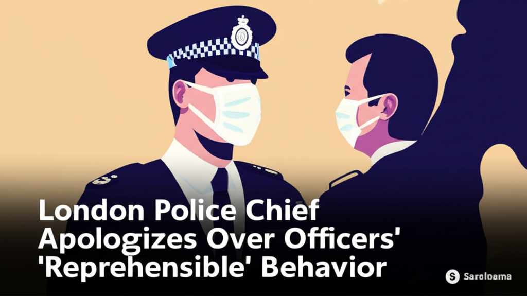 London Police Chief Apologizes Over Officers’ ‘Reprehensible’ Behavior