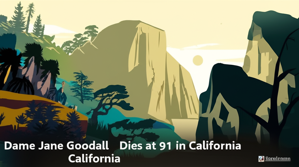 Conservationist Dame Jane Goodall Dies at 91 in California