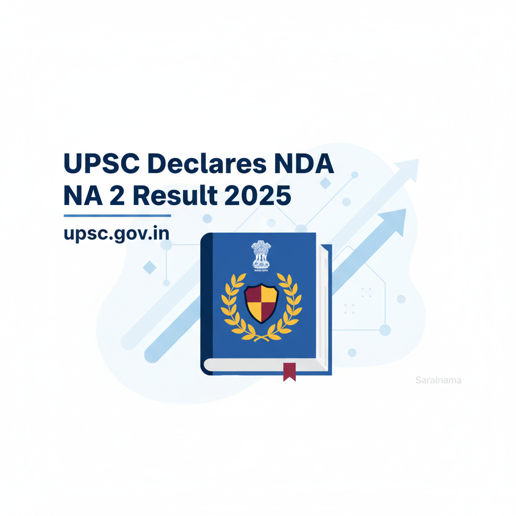 UPSC Declares NDA NA 2 Result 2025 on upsc.gov.in