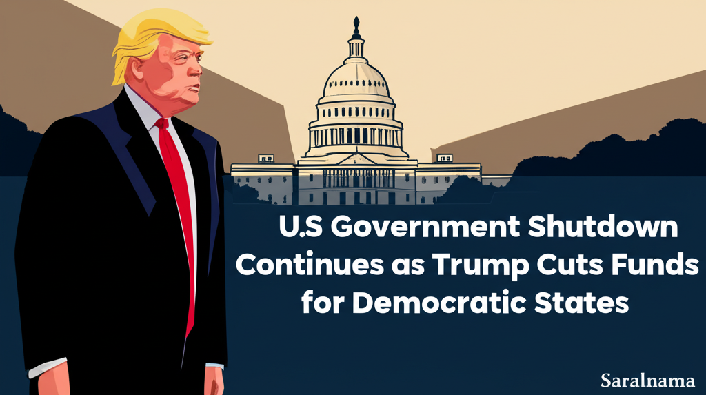 US Government Shutdown Continues as Trump Cuts Funds for Democratic States