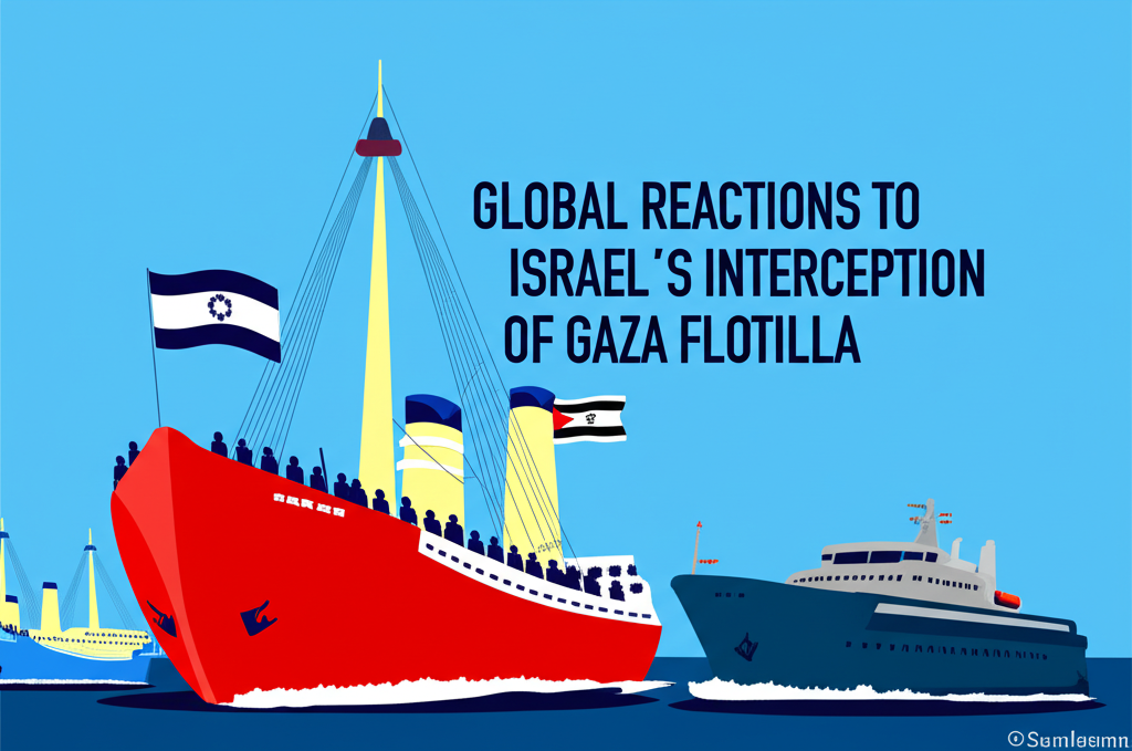 Global Reactions to Israel’s Interception of Gaza Flotilla