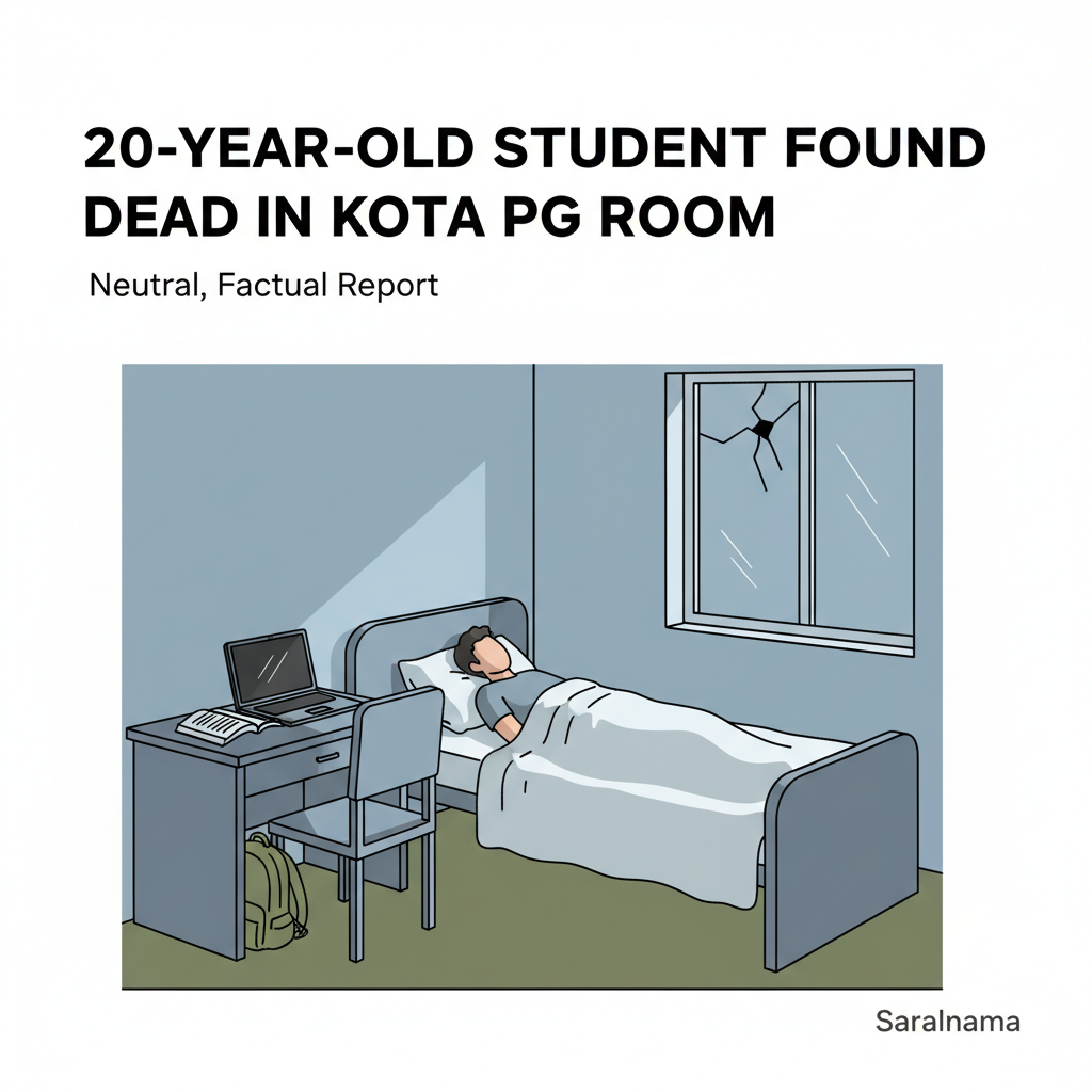 20-Year-Old Student Found Dead in Kota PG Room