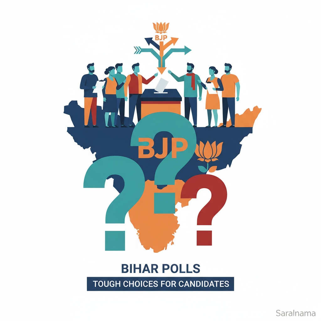 Bihar Polls: BJP Faces Tough Choices for Candidates