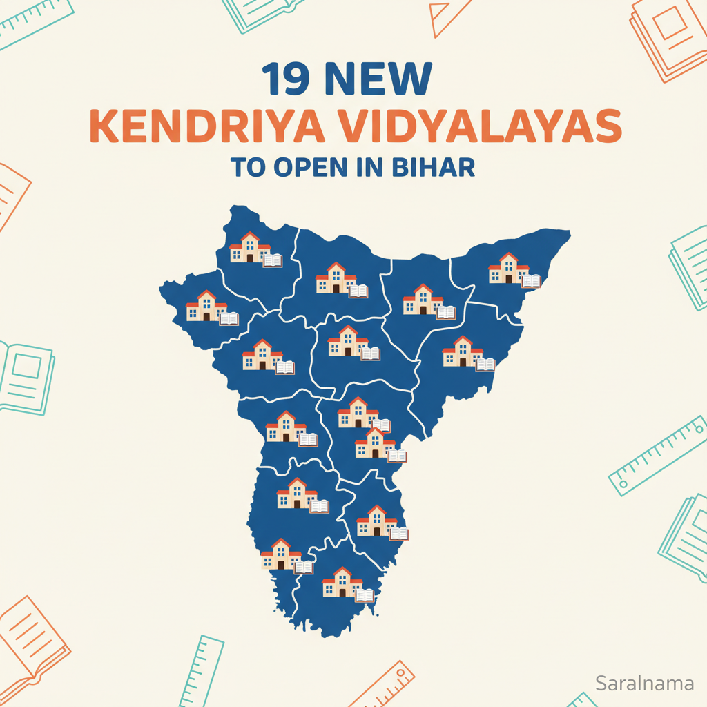 19 New Kendriya Vidyalayas to Open in Bihar