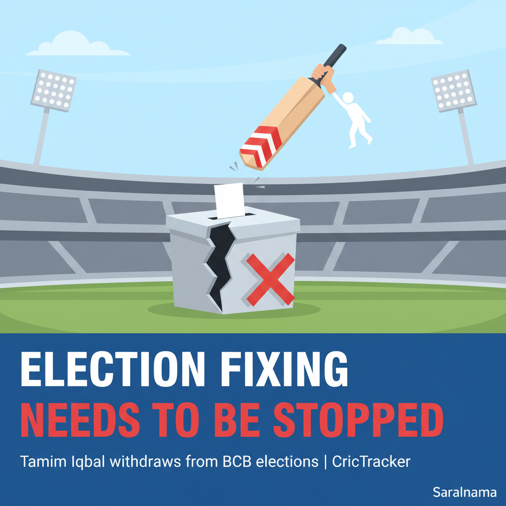&#x27;Election fixing needs to be stopped&#x27; - Tamim Iqbal withdraws from BCB elections | CricTracker