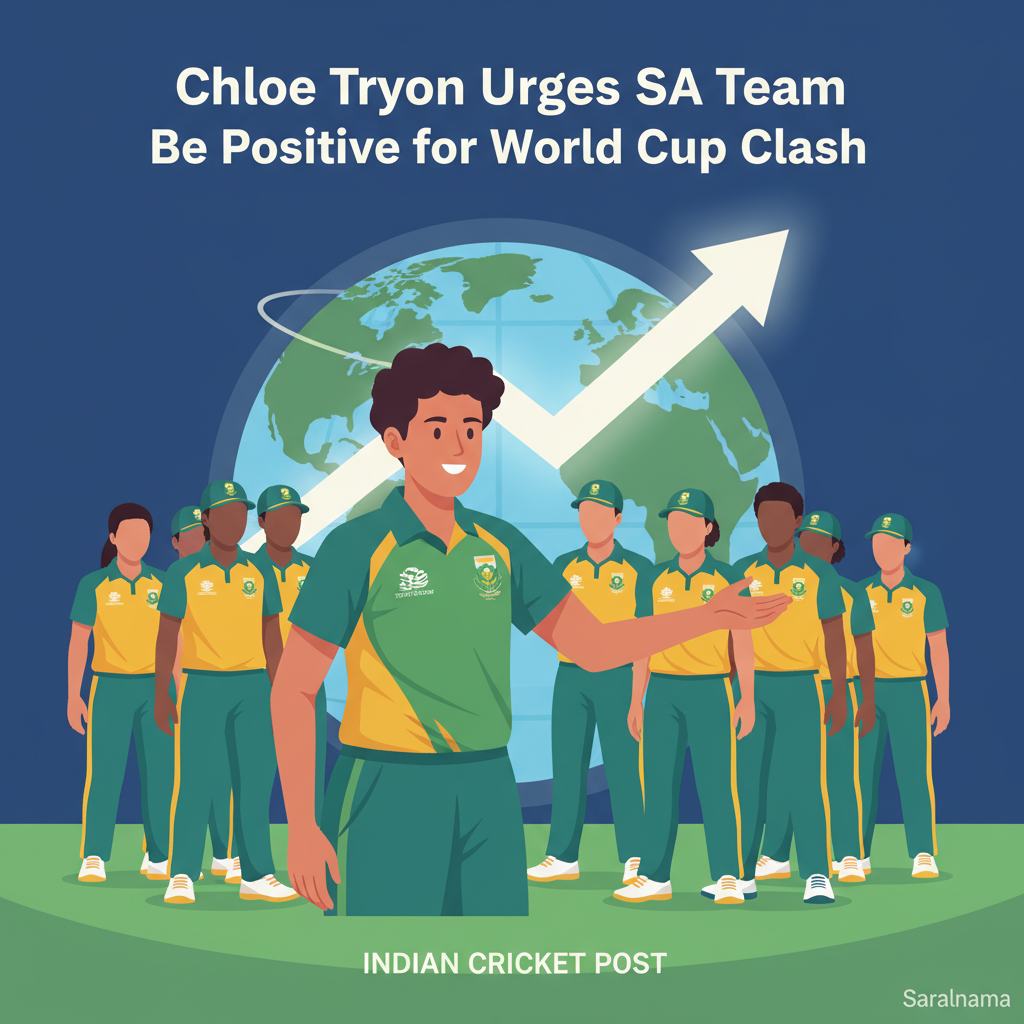 Chloe Tryon Urges SA Team to Be Positive for World Cup Clash