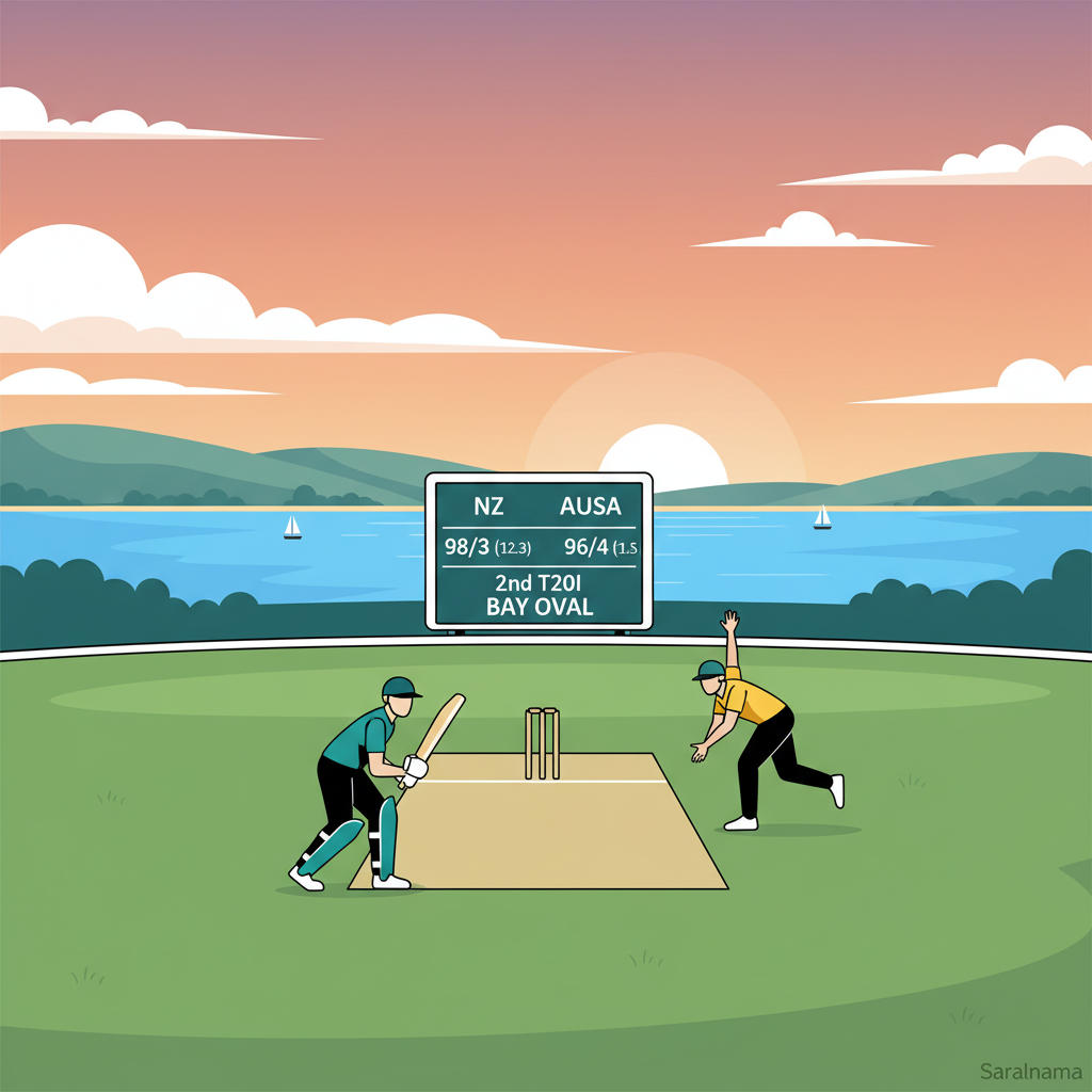 NZ vs AUS 2nd T20I: Kiwis Aim to Level Series at Bay Oval
