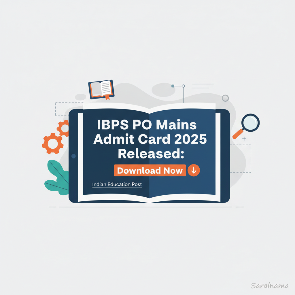 IBPS PO Mains Admit Card 2025 Released: Download Now