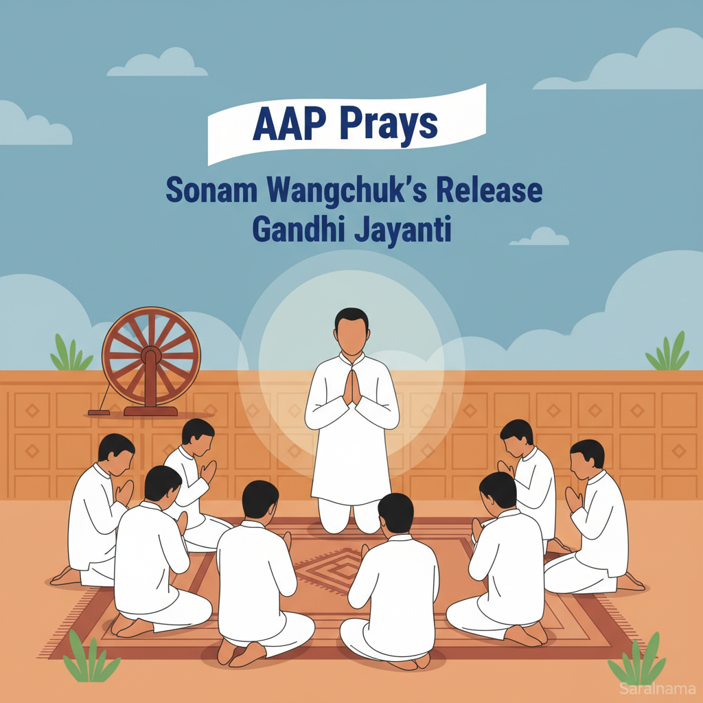 AAP Prays for Sonam Wangchuk's Release on Gandhi Jayanti