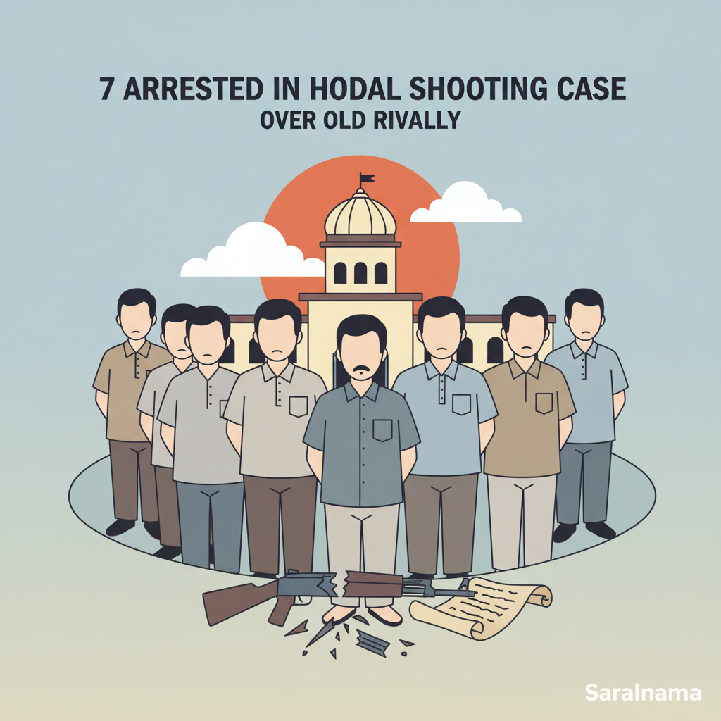 7 Arrested in Hodal Shooting Case Over Old Rivalry
