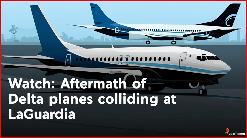 Watch: Aftermath of Delta planes colliding at LaGuardia