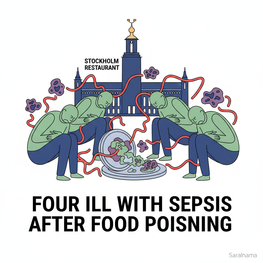 Four Ill with Sepsis After Food Poisoning at Stockholm Restaurant