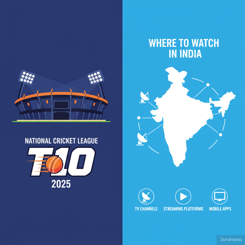 National Cricket League T10 2025: Where to Watch in India