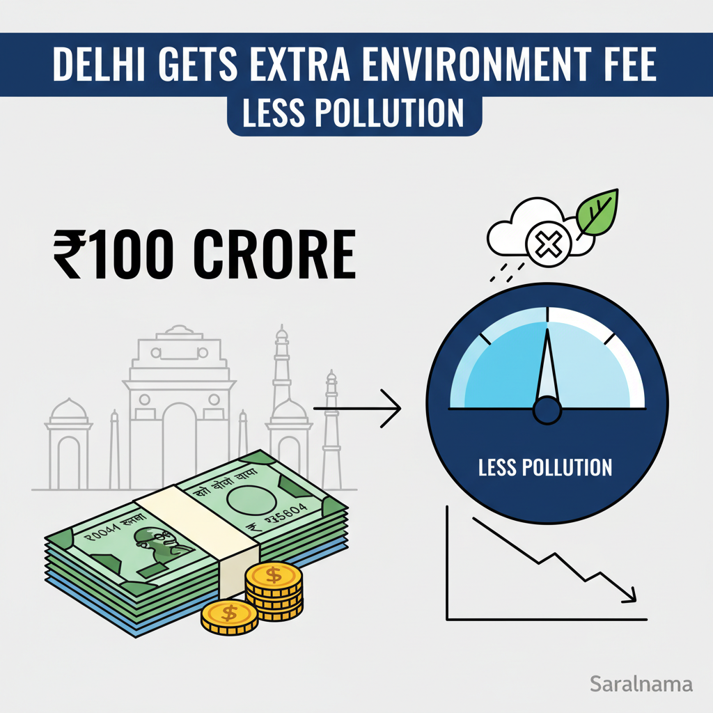 Delhi Gets Extra ₹100 Crore Environment Fee, Less Pollution