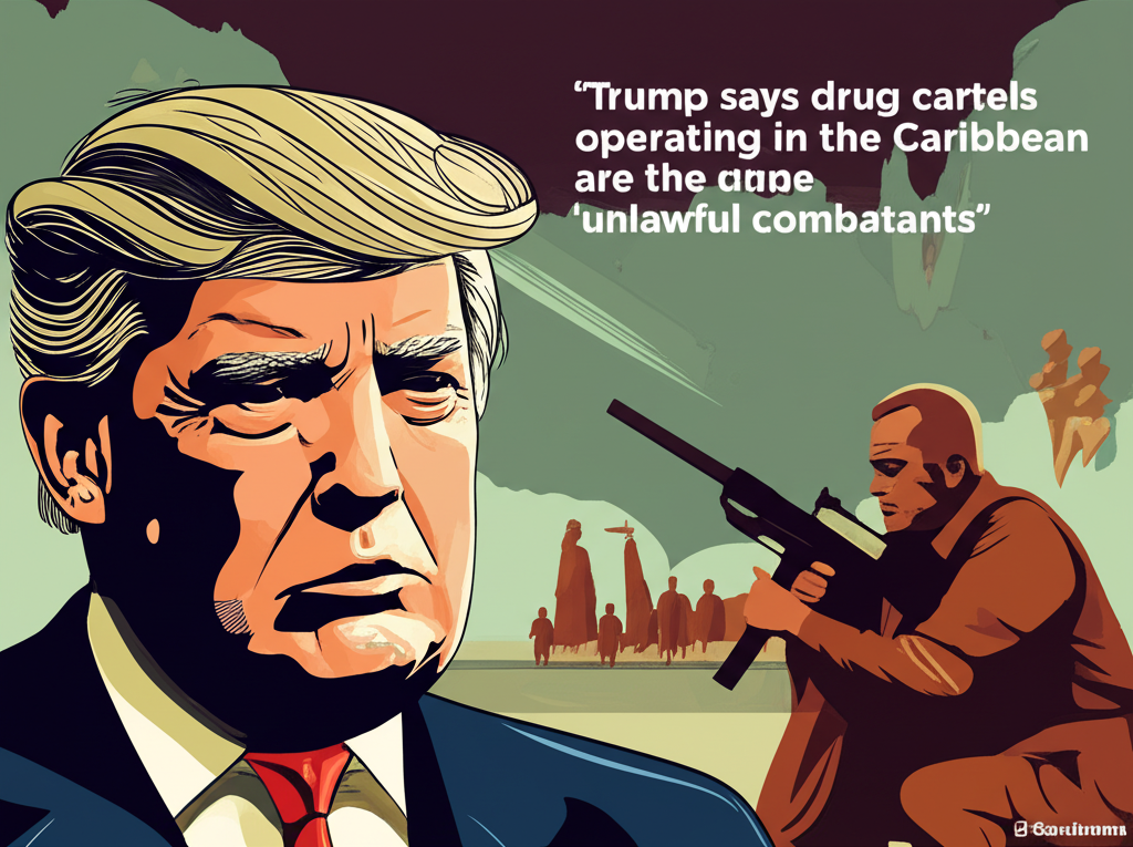 Trump says drug cartels operating in the Caribbean are ‘unlawful combatants’