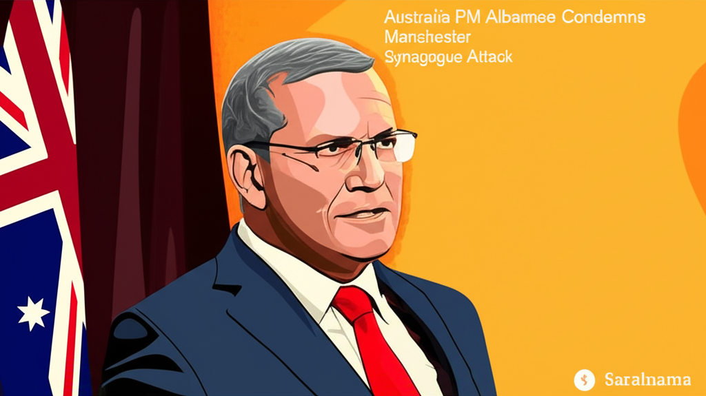 Australia PM Albanese Condemns Manchester Synagogue Attack