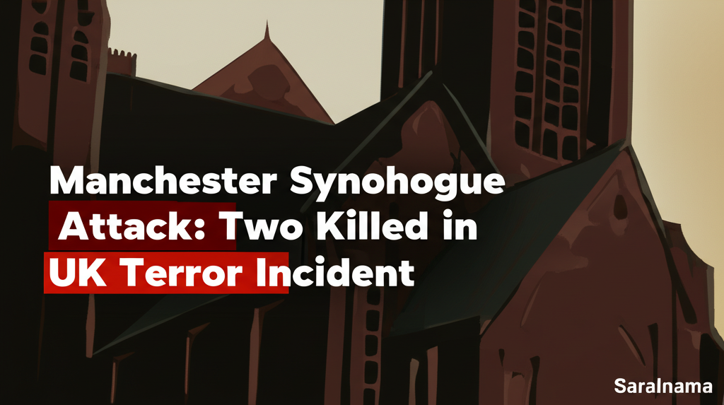 Manchester Synagogue Attack: Two Killed in UK Terror Incident