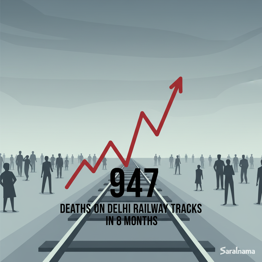 947 Deaths on Delhi Railway Tracks in 8 Months